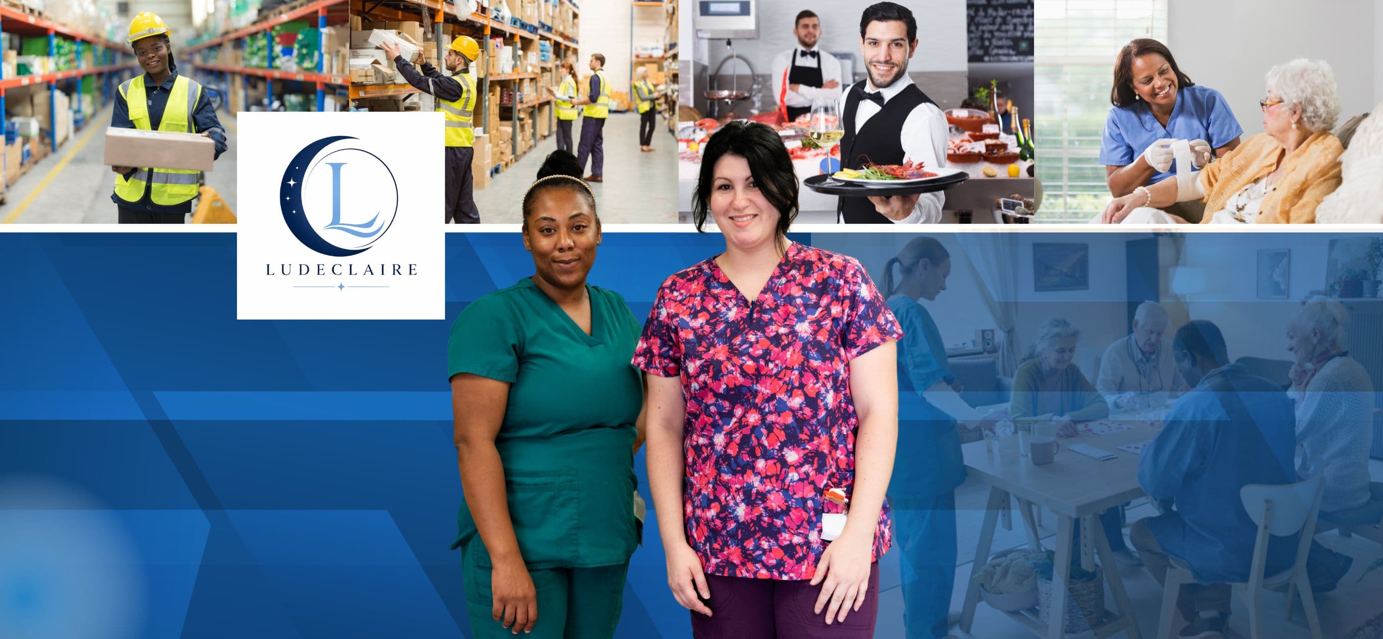 Diverse team of professionals
